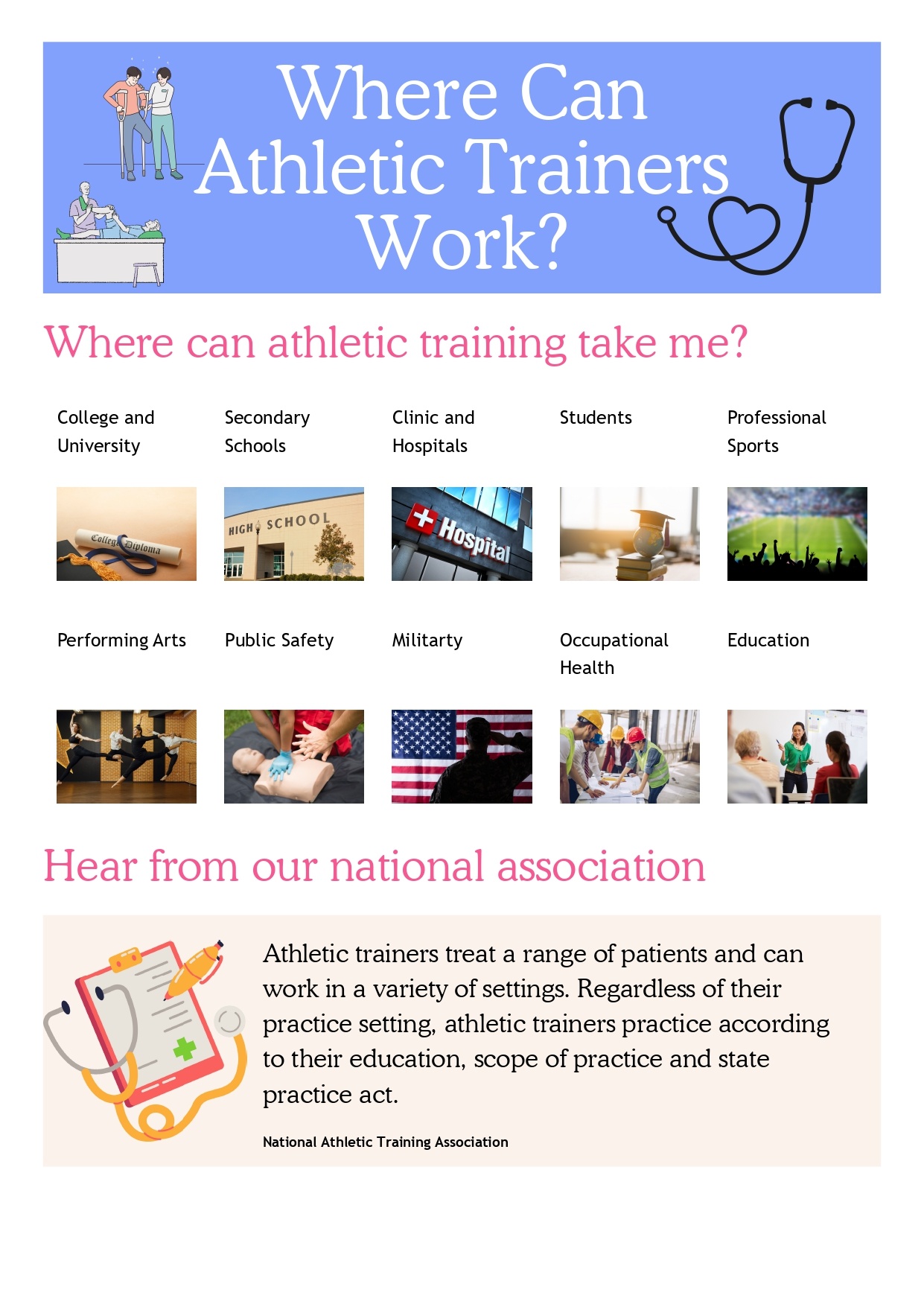 Where can ATs work